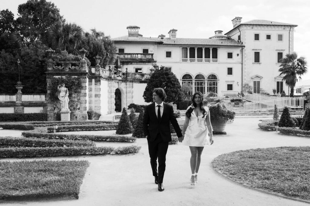vizcaya wedding engagment photographer editorial luxury