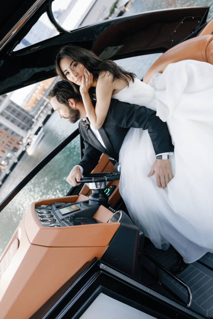 luxury boat wedding florida